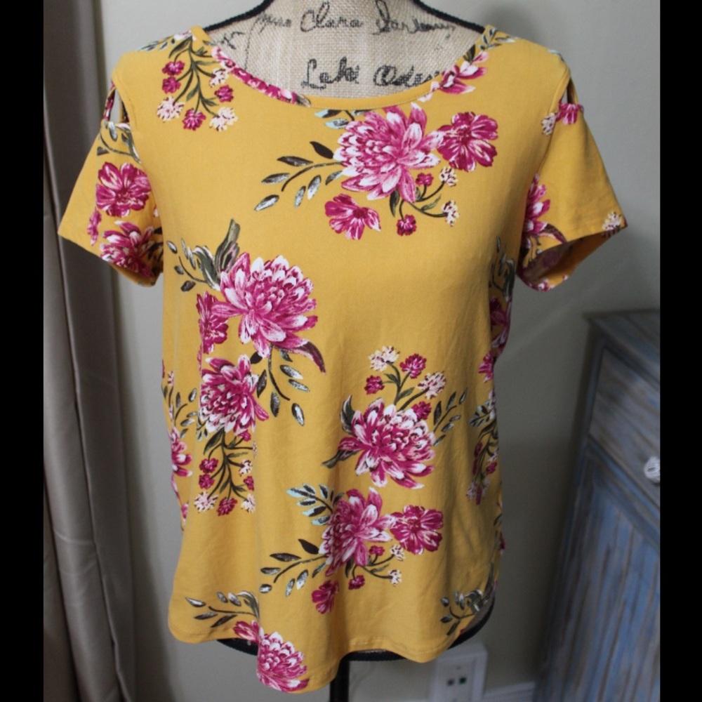 Pink Rose | Two (2) Floral Tops